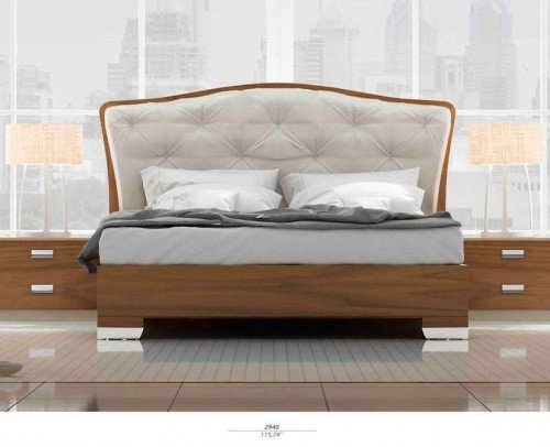 Dormitorio matrimonio moderno lacado brillo madera 11-08