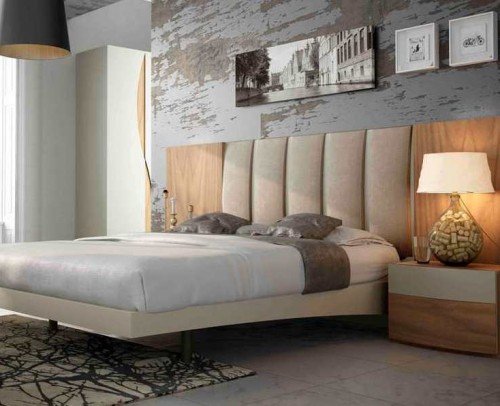 Dormitorio matrimonio moderno lacado brillo madera 11-10