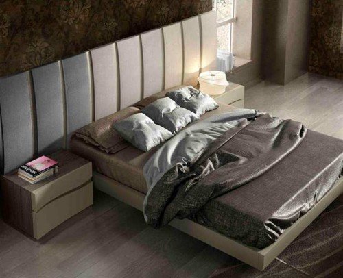 Dormitorio matrimonio moderno lacado brillo madera 11-13