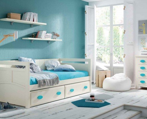 Dormitorio Juvenil colonial moderno diseño 79-OC301
