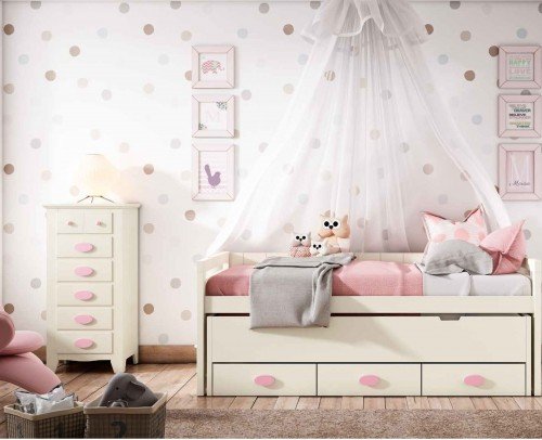 Dormitorio Juvenil colonial moderno diseño 79-OC302