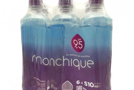 MONCHIQUE - AGUA MINERAL ALCALINA pH 9,5 PACK 6x510ml