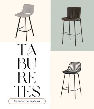 Variedad de taburetes
