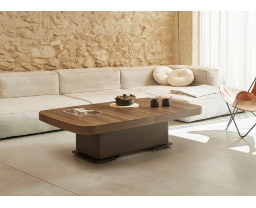 Mesa redonda extensible Muebles Valencia ® Acabado Blanco-lacado