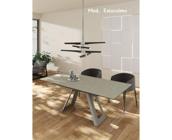 Mesa Kiev porcelánico extensible