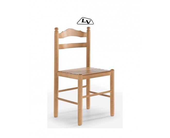 Silla Mónica asiento tablillas o polipiel