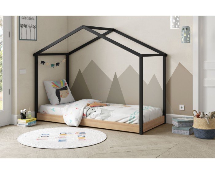 Cama cabaña montessori