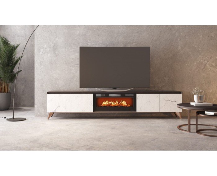 Muebles de TV con Chimeneas