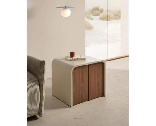Banco extensible curvo