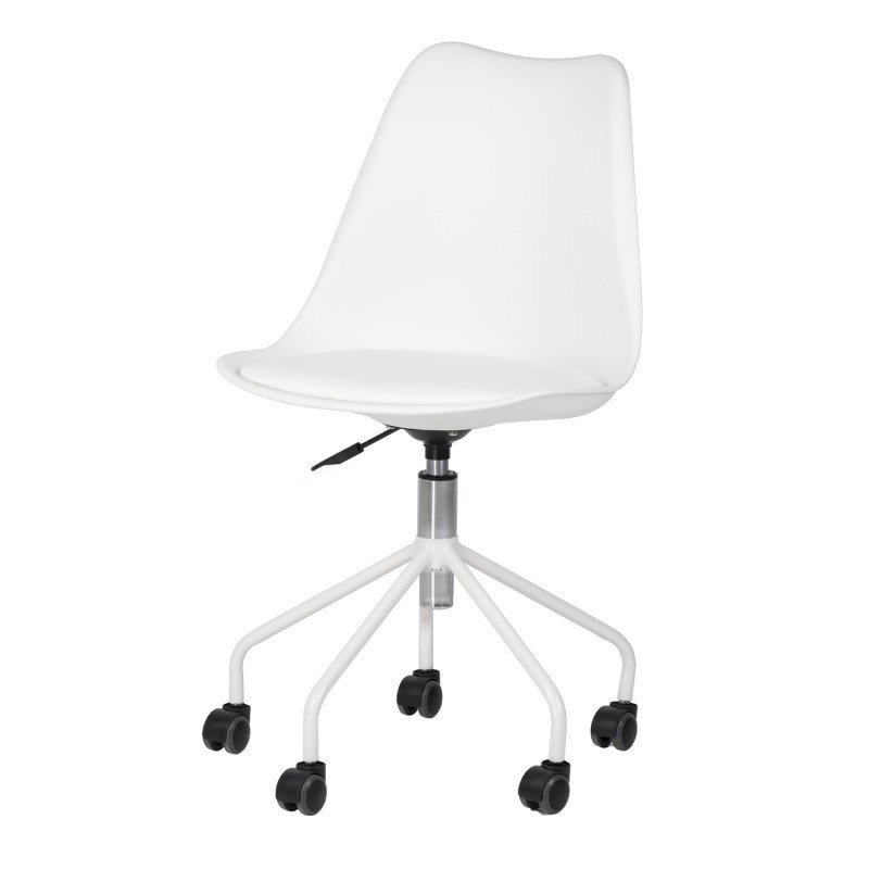 Silla escritorio Siba gris-blanco - Muebles Polque. Tienda de