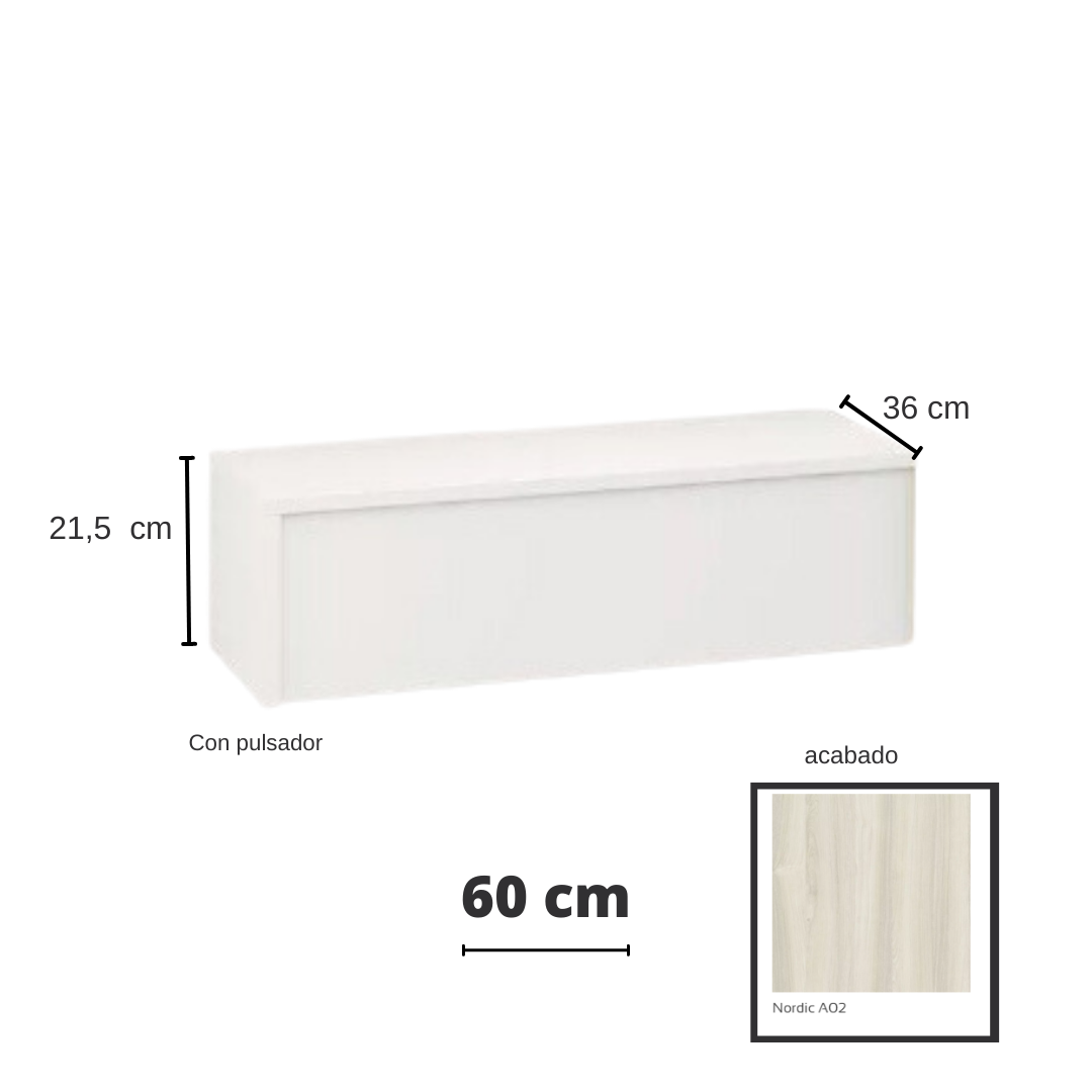 Recibidor - Mueble de entrada MINI HOME 60cm