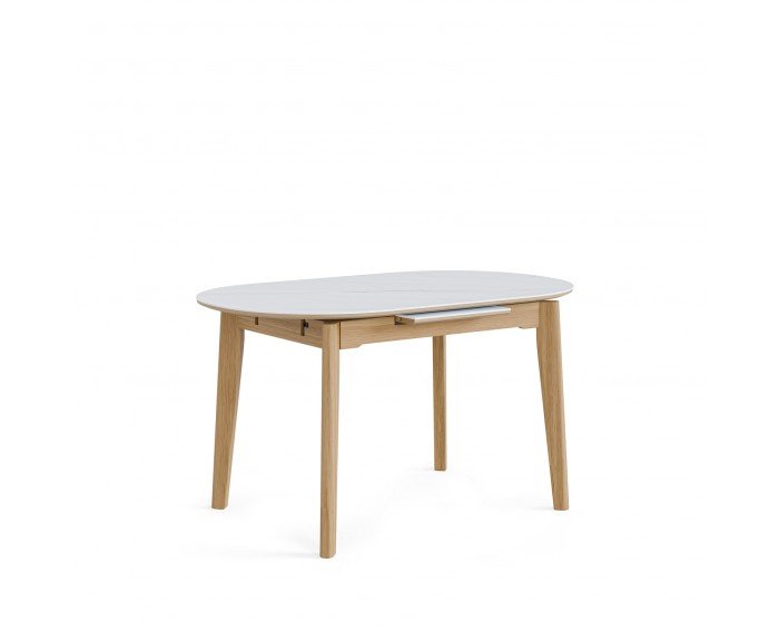 Mesa ovalada extensible