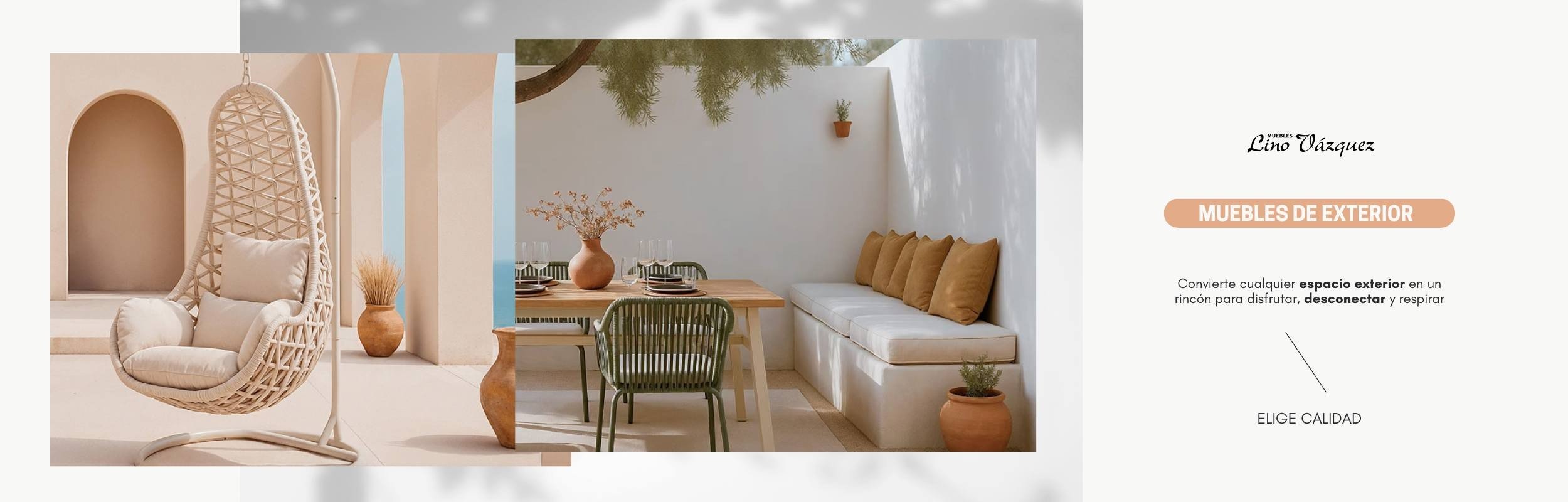 Muebles de exterior :: Muebles Lino Vázquez