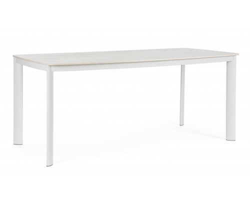 Mesa exterior Alcora 180X90 blanco