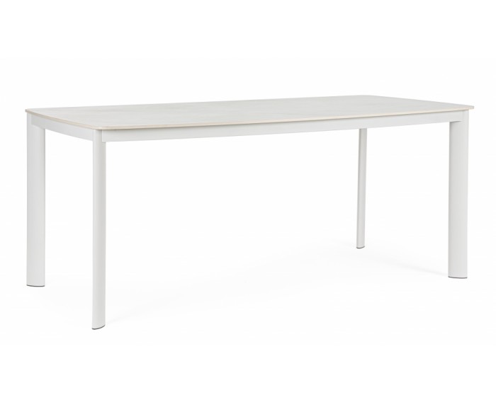 Mesa exterior Alcora 180X90 blanco