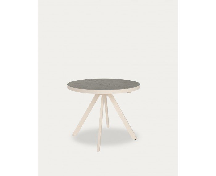 Mesa porcelánico extensible Ø100 Ebron