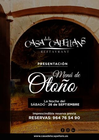 PRESENTACIÓN MENU DE OTOÑO