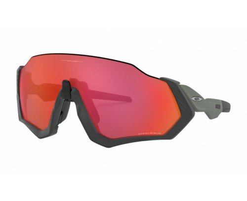 OAKLEY FLIGHT JACKET MATTE STEEL PRIZM TRAIL TORCH OO9401-1737
