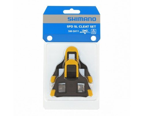 SHIMANO Calas Pedal SPD-SL SH11 Amarillas 6 grados
