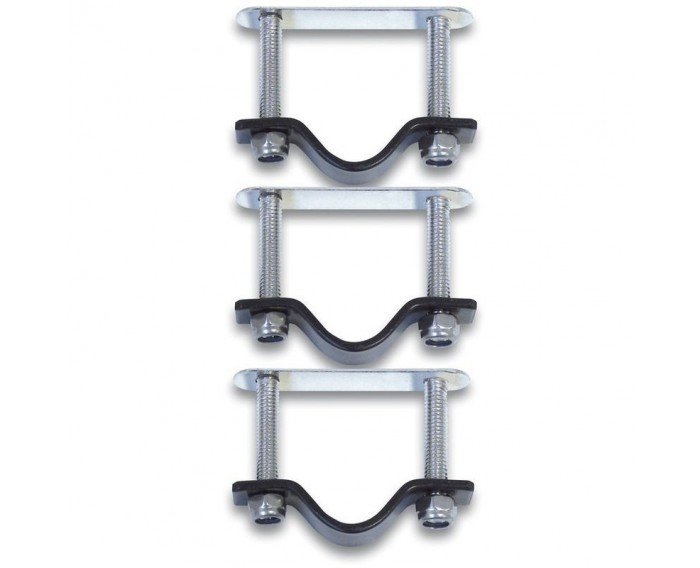 FIJACION BASIL PARA CESTO MIMBRE/PLASTICO EN ACERO INOXIDABLE (3 UNIDADES)