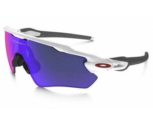 OAKLEY RADAR EV POLISHED WHITE LENTE POSITIVE RED IRIDIUM OO9208-18