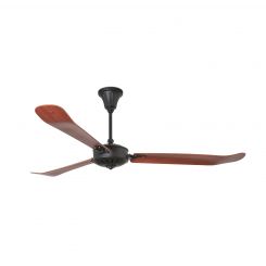 FARO AOBA Ventilador de techo sin luz negro