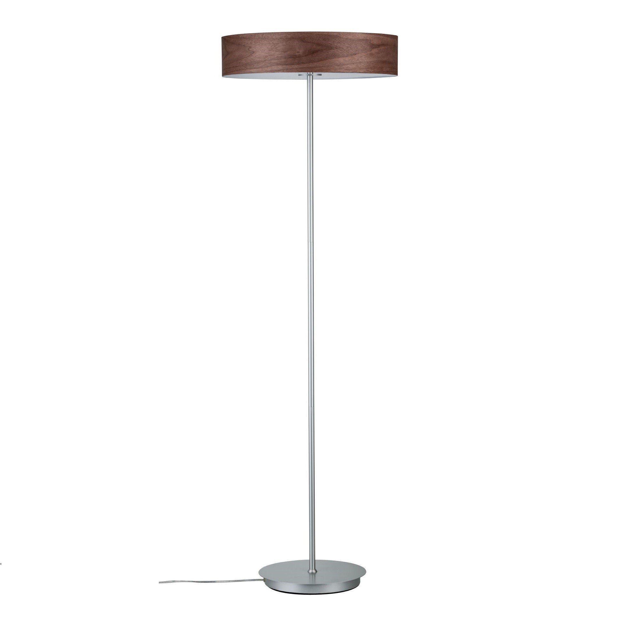 PAULMANN LISKA Lámpara de pie madera oscura :: LÁMPARAS DE PIE