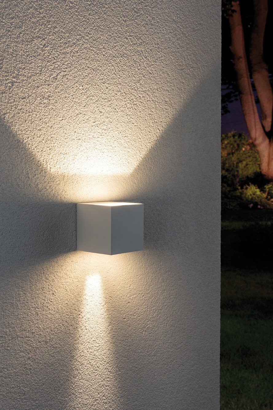 PAULMANN CYBO LED Lámpara aplique blanco ILUMINACIÓN EXTERIOR
