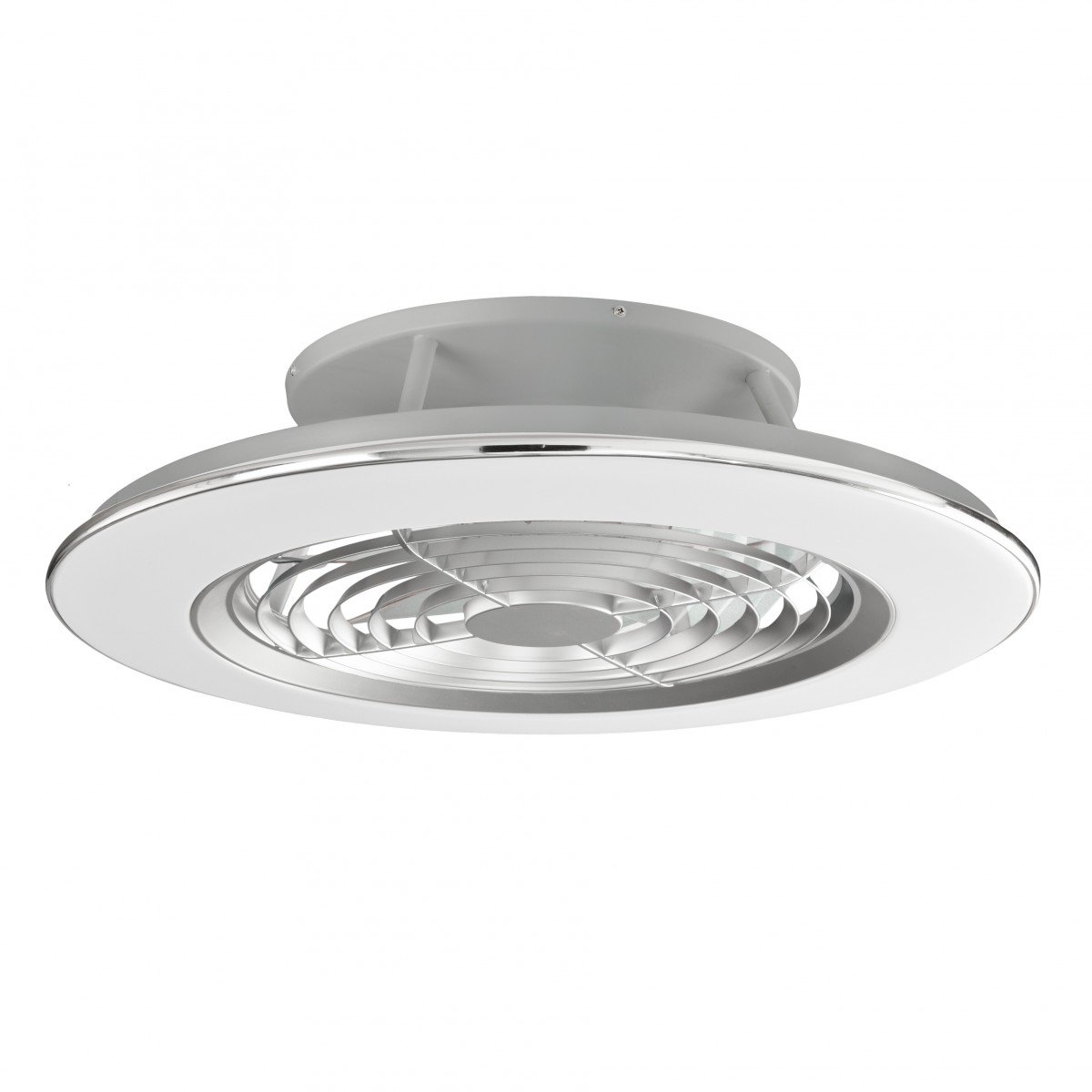 MANTRA ALISIO LED Ventilador de techo con luz gris Ventilador de techo con iluminación Ventilador Luz LED