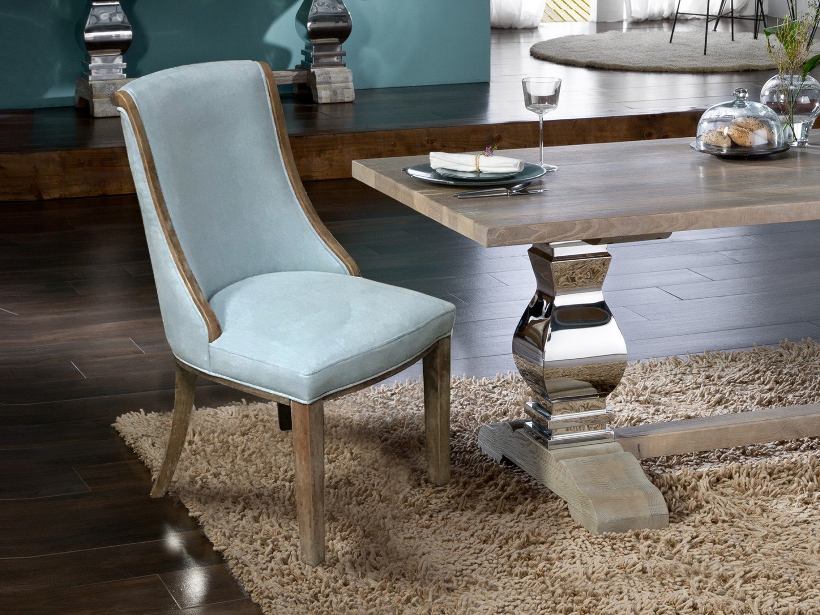 SCHULLER TESEA SILLA AZUL CLARO :: Comprar muebles Schuller online