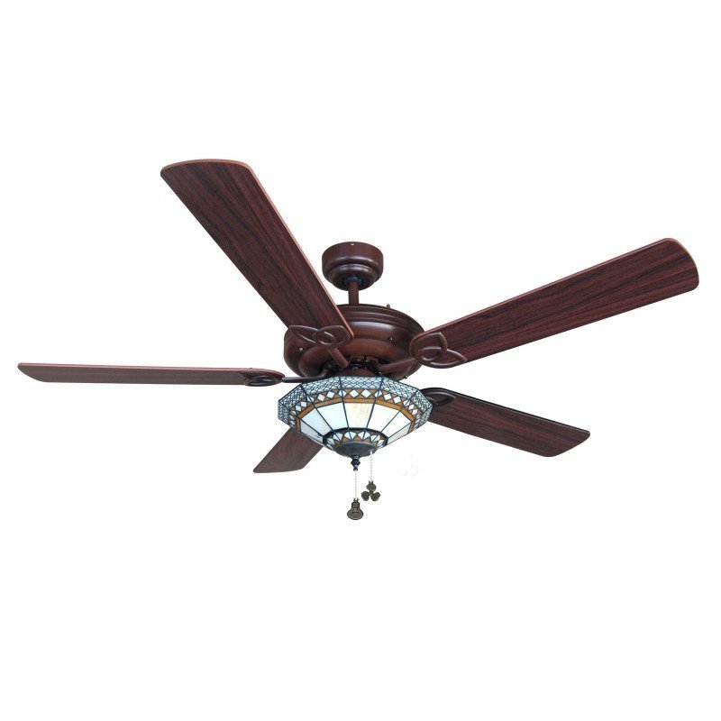 SULION DALLAS Ventilador de techo con luz tiffany VENTILADORES TECHO SULION :: VENTILADORES :: Comercial
