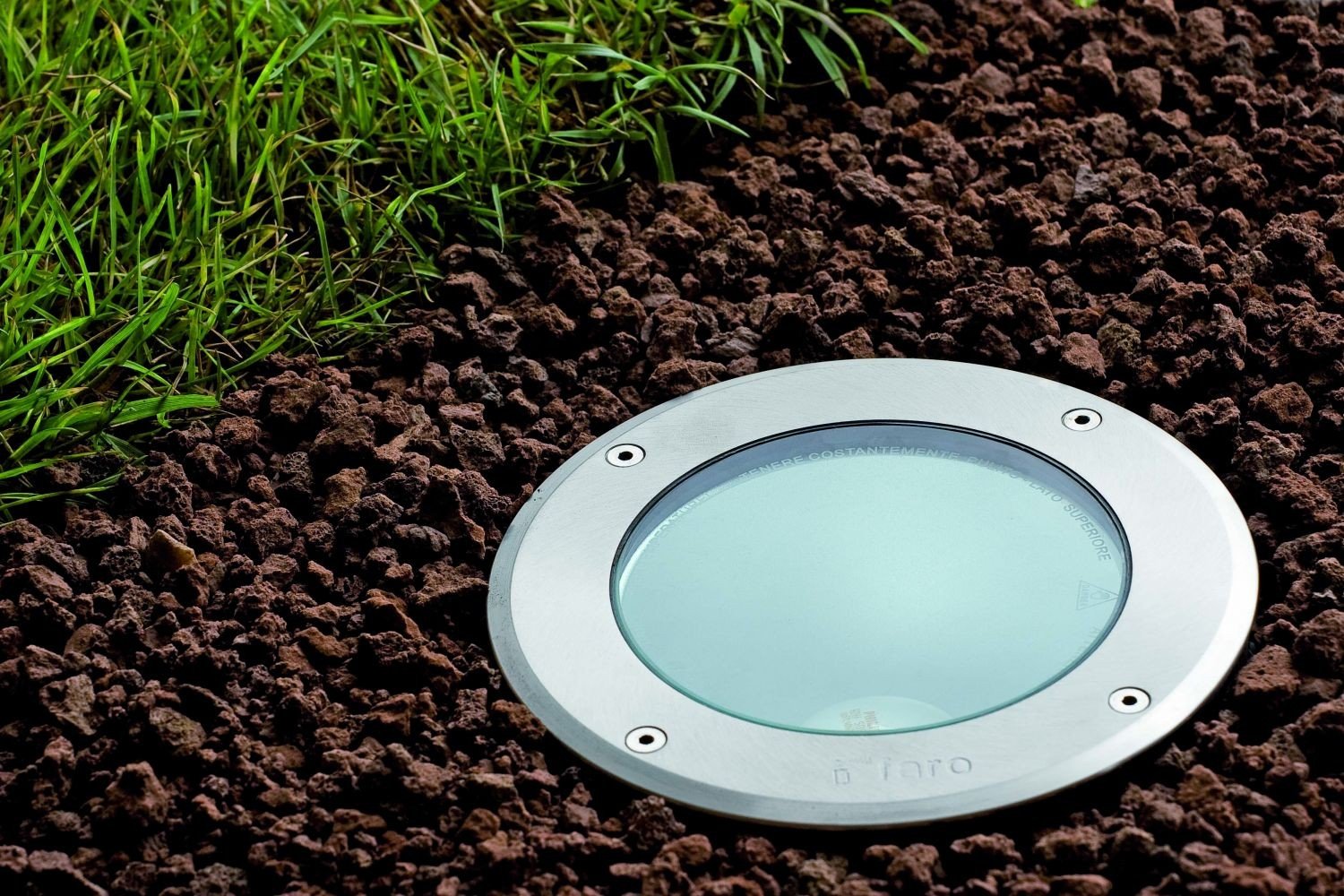 FARO TECNO1 Lámpara empotrable níquel mate 71483 ILUMINACIÓN EXTERIOR Empotrables de