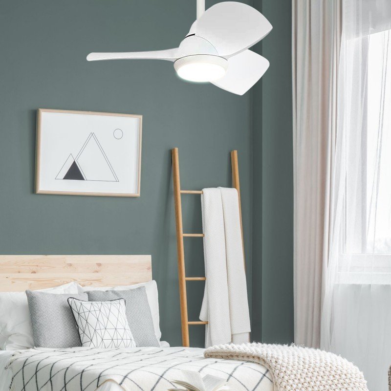 SULION VANITY LED Ventilador de techo con luz blanco :: Comprar