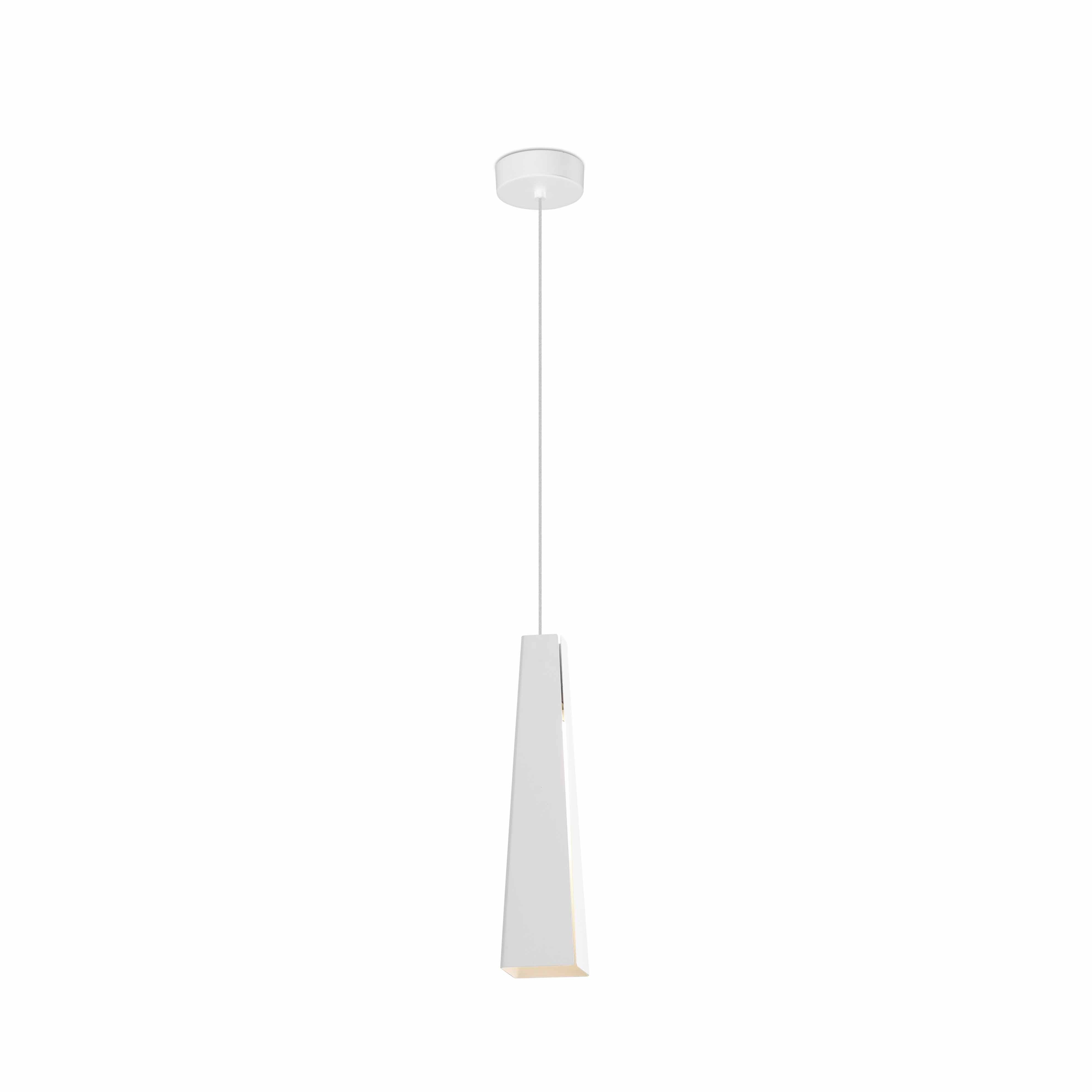FARO PLUMA LED Lámpara colgante blanca 64170 LÁMPARAS FARO