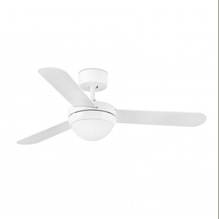 Ventilador techo Faro Feroe blanco con luz 33600 Ventilador de techo Feroe blanco, con luz de Faro 33600