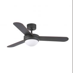 FARO FEROE Ventilador de techo marrón con luz 33602