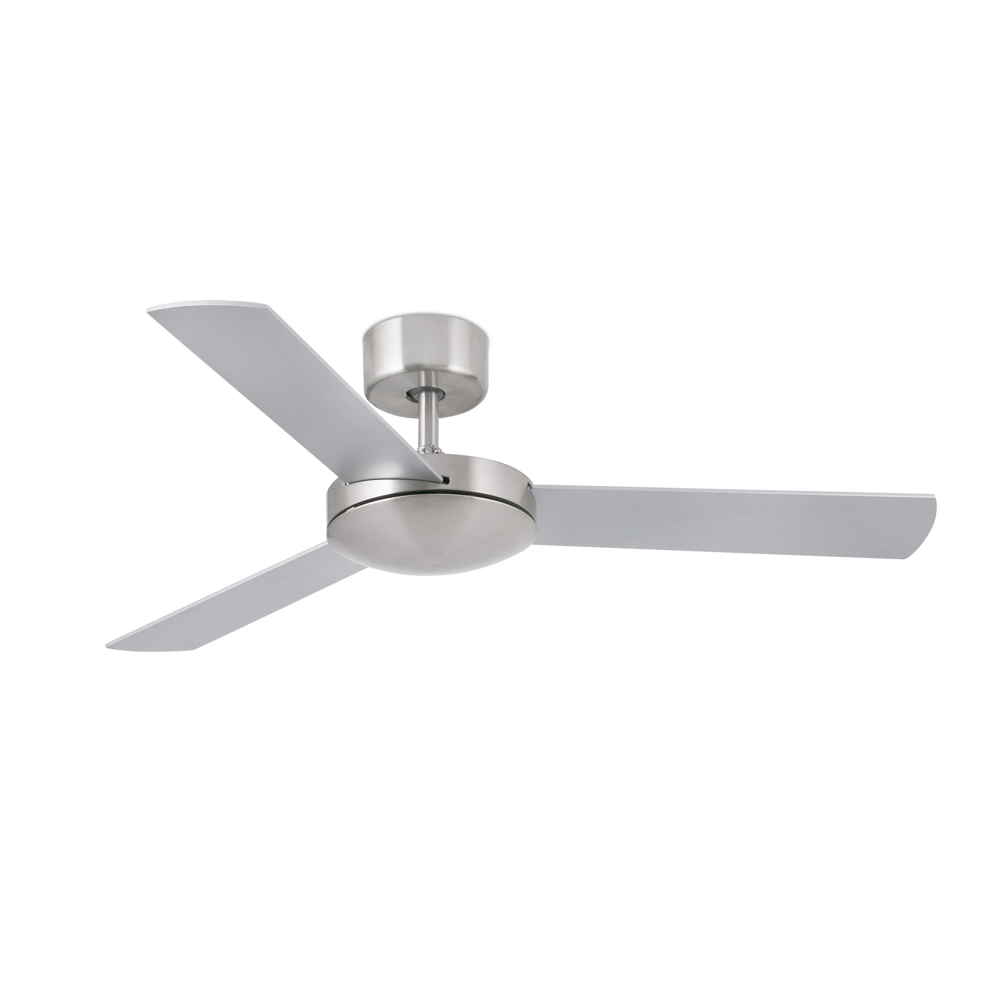 FARO MINI MALLORCA Ventilador de techo níquel mate sin luz Ventilador de techo Mallorca niquel mate 33292 de Faro