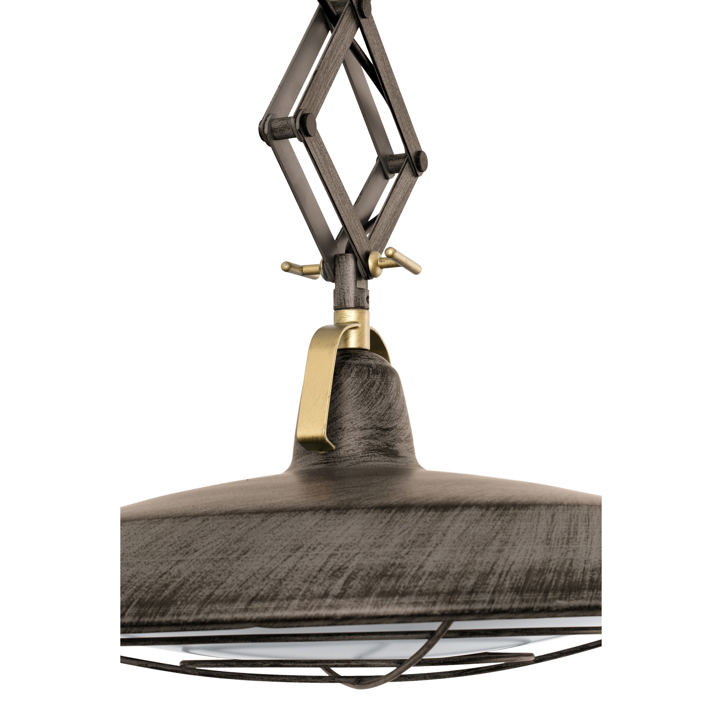 FARO PLEC LED Lámpara colgante extensible marrón envejecido 66212