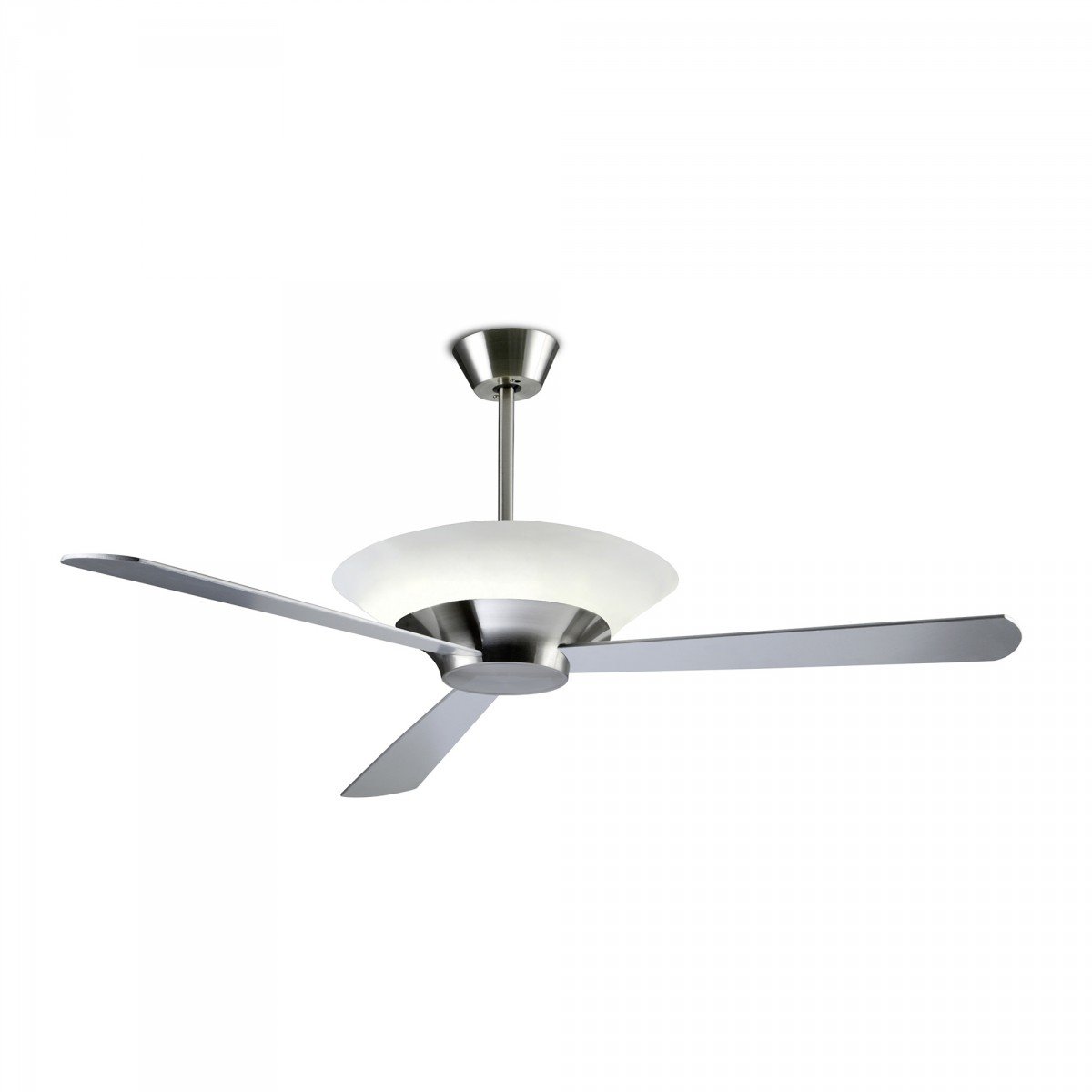 LEDS C4 TORONTO Ventilador de techo con luz níquel satinado LEDS C4 TORONTO Ventilador de techo con luz níquel satinado