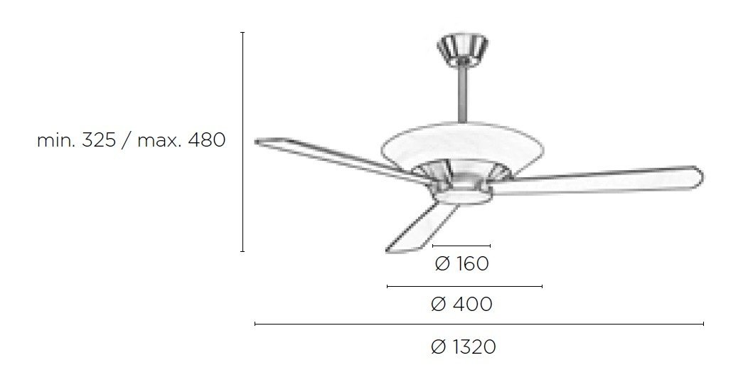 LEDS C4 TORONTO Ventilador de techo con luz níquel satinado LEDS C4 TORONTO Ventilador de techo con luz níquel satinado
