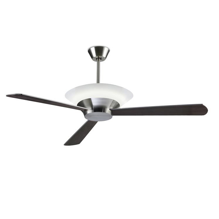 LEDS C4 TORONTO Ventilador de techo con luz níquel satinado LEDS C4 TORONTO Ventilador de techo con luz níquel satinado