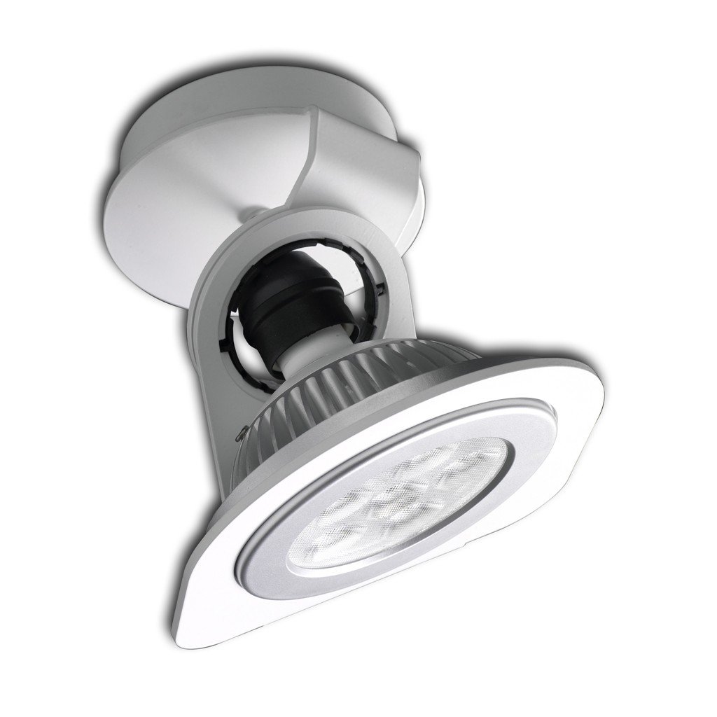 Ole by FM FOX Lámpara foco blanco mate :: Plafones de techo