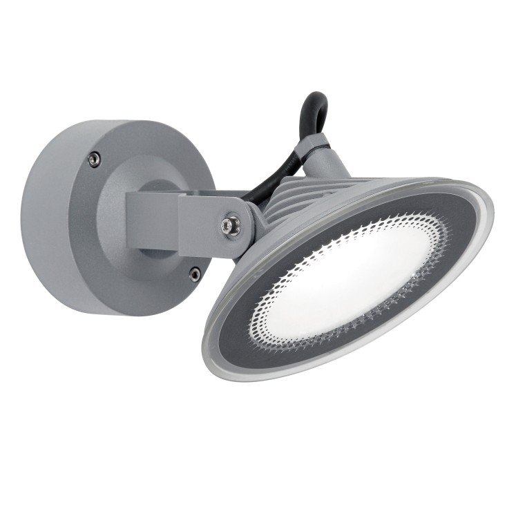 LEDSC4 SKADE Proyector aluminio color gris Led 9W ILUMINACIÓN