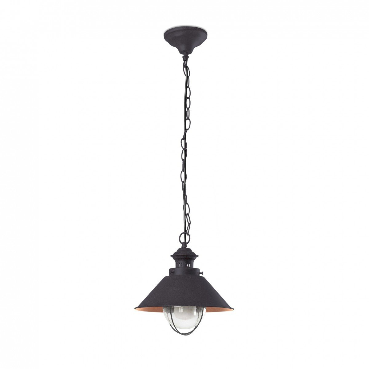 FARO NÁUTICAP Lámpara colgante marrón y cobre 71108 ILUMINACIÓN