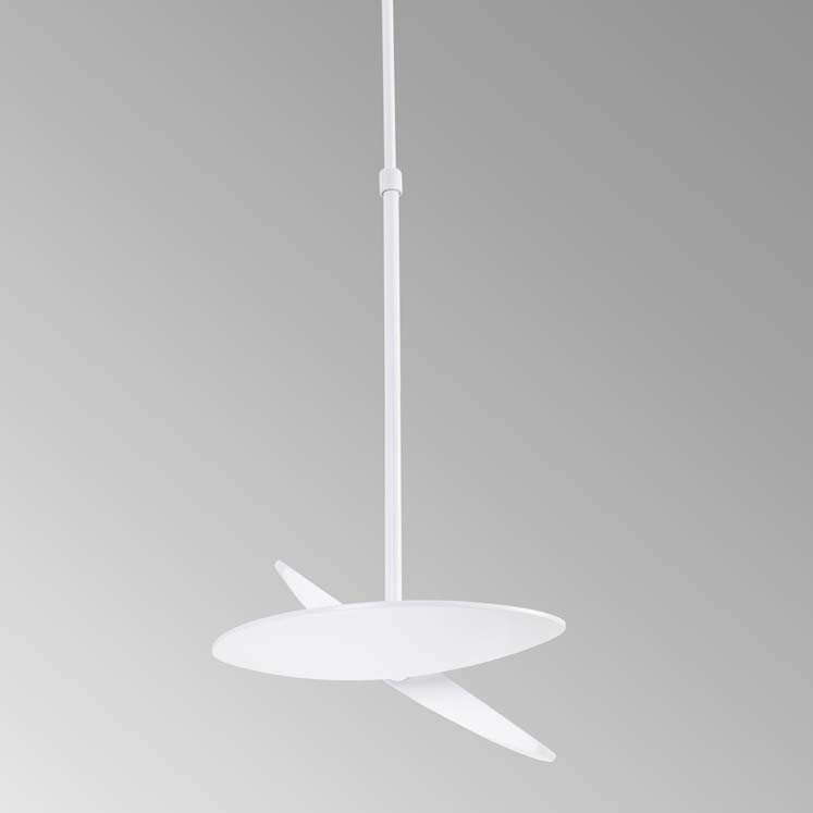 LEDSC4 DAWN Lámpara colgante telescópica blanco led 24W LÁMPARAS