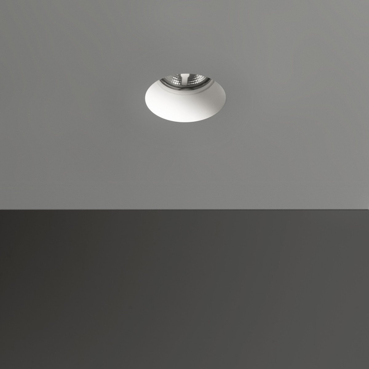 LEDSC4 GES Empotrable de techo yeso blanco redondo Ø130mm Comprar