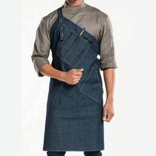 Delantal Skew Blue Denim