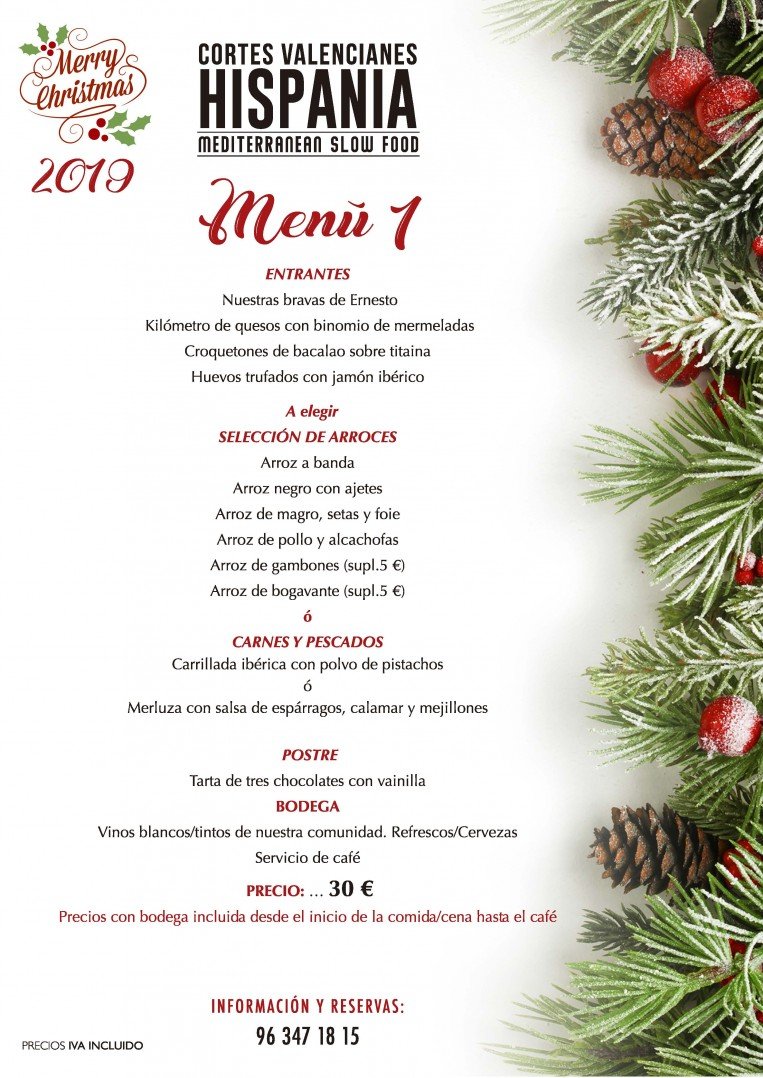 Menús de Navidad 2019 para comidas y cenas de Empresa en Taperia Hispania Cortes Valencianas cortes-valencianes-2019_menu_1.jpg
