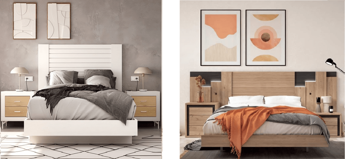 DORMITORIOS modernos, clásicos, colonial,rústico. :: Muebles y decoración valencia-Tienda muebles valencia-comedores valencia-dormitorios valencia-sofas valencia-colchones valencia.