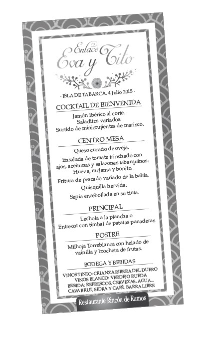 Celebraciones y Hostelería – Imprenta en Torrevieja 
